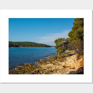 Medulin Coast in Istria, Croatia Posters and Art